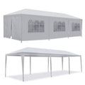 10x30' White Outdoor Party Tent with Side Walls T1497
