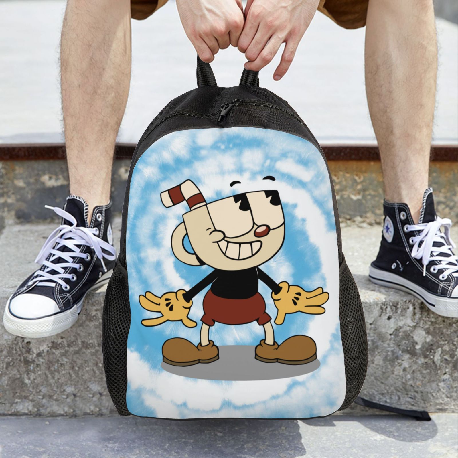 Cuphead Backpack Lightweight Unisex Daypack Bookbag Laptop Rucksack Z909947