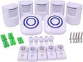 Wireless Infrared Motion Sensor Door Alarm with LED Indicators, Pack of 2 Q24311