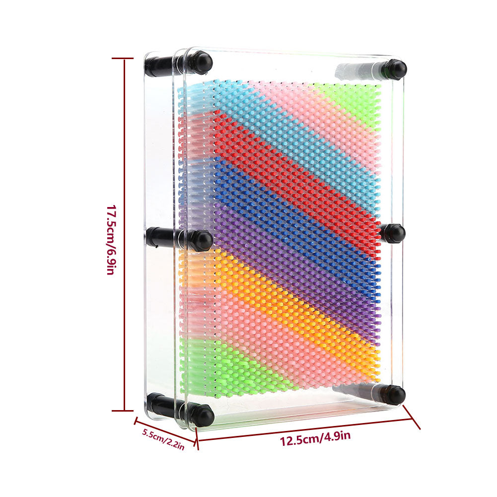 3D Pin Art Board Plastic Desktop Sculpture R2742