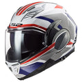 White Red Blue Revo Helmet T102