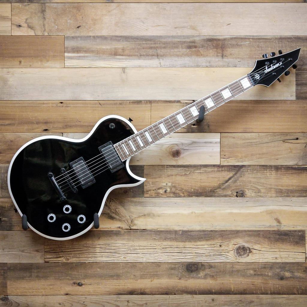Black with White Bevels Electric Guitar L447