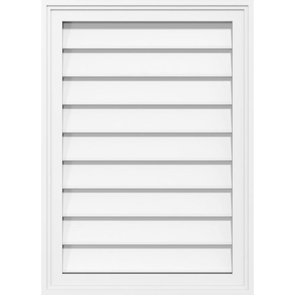 PVC Gable Vent with Brickm U1567