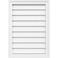 PVC Gable Vent with Brickm U1567