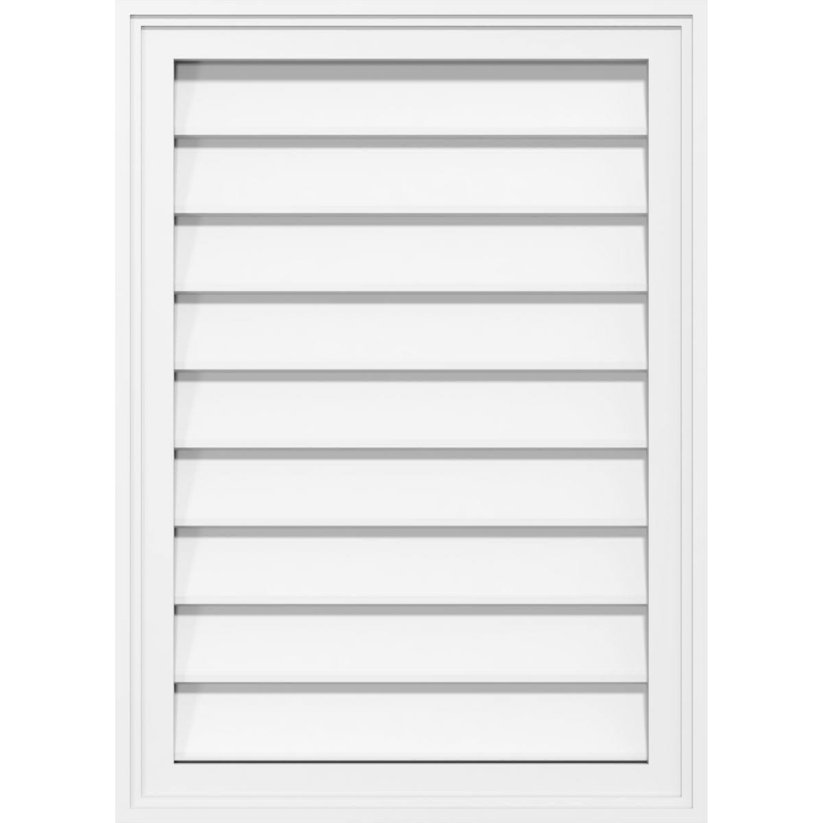PVC Gable Vent with Brickm U1567
