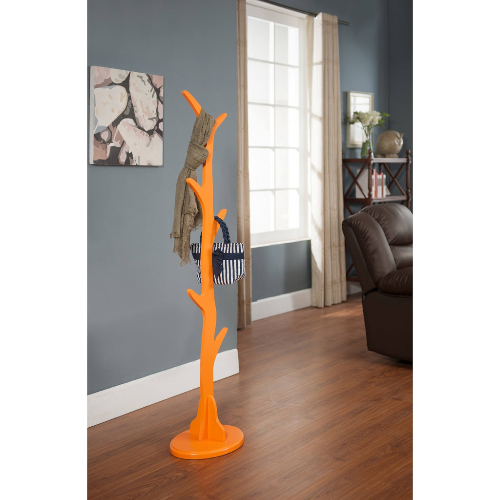 Pink Wood Coat Rack S185