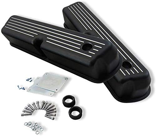 Black Aluminum Valve Covers for SBF X104600