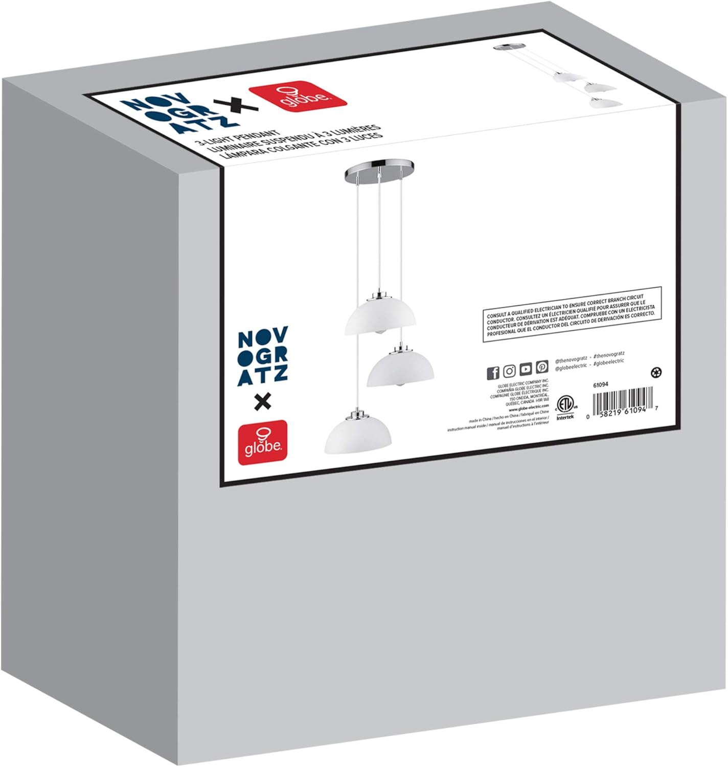 White Fringe Pendant Lighting Z964545