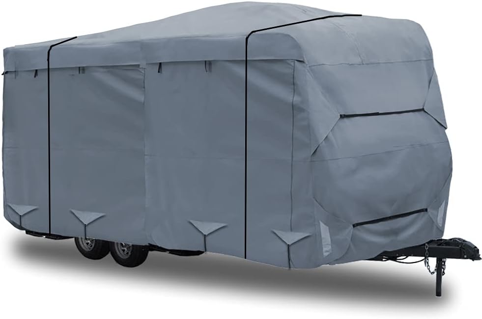 Travel Trailer Camper Cover 4 Layers fits 28' - 32' Water-Resistance Heavy Duty A8473