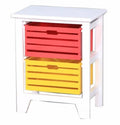 2-Tier Storage Cabinet White K245409