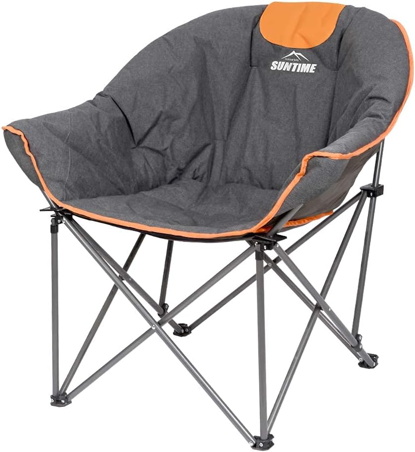 Oversize Padded Folding Chair with Carry Bag G3299