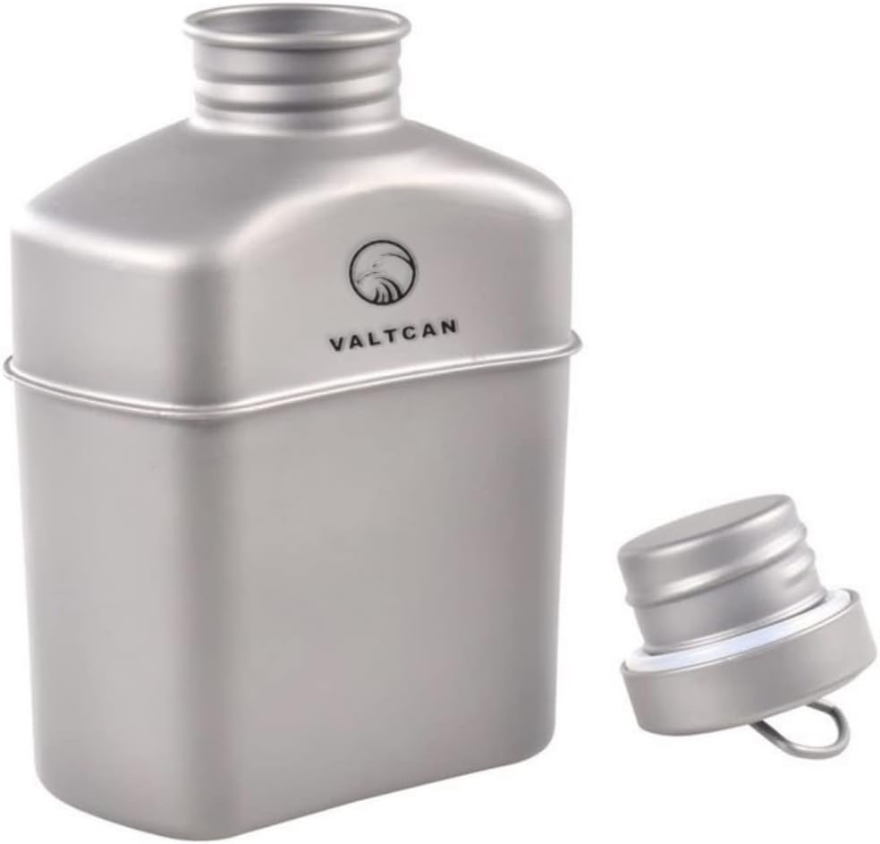 Titanium Canteen with Carry Case 1100ml 37oz Pack of 2 I76756