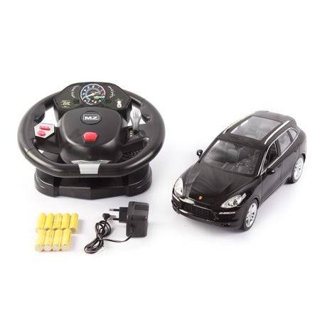 Black Porsche Cayenne Steering Wheel Remote-Control Car K7251