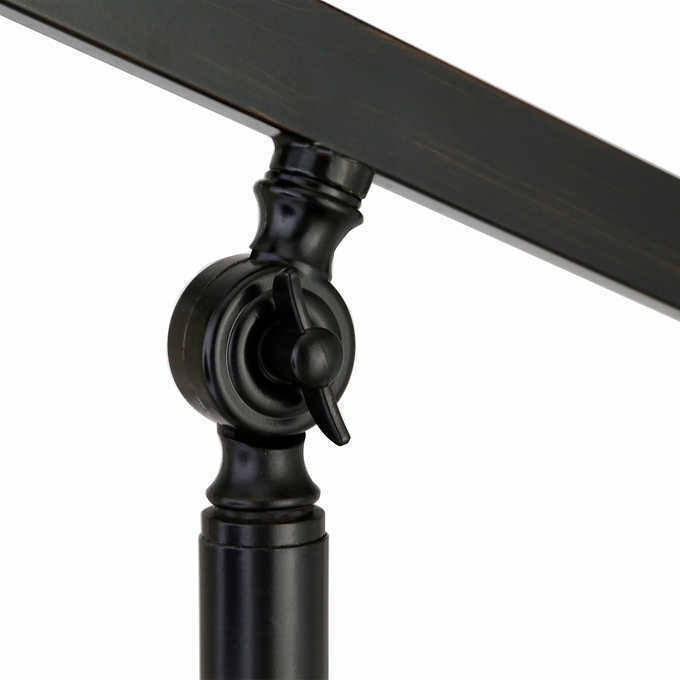 Blackened Bronze Floor Lamp with Pulley System L3580