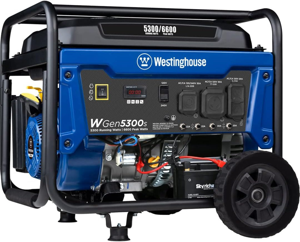Portable Generator 7500 Rated Watts 9500 Peak Watts Gas Powered E9683