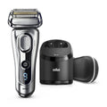 Series 9 Electric Shaver With Precision Trimmer, Wet & Dry Foil Shaver, Clean & Charge Station & Leather Travel Case O93523