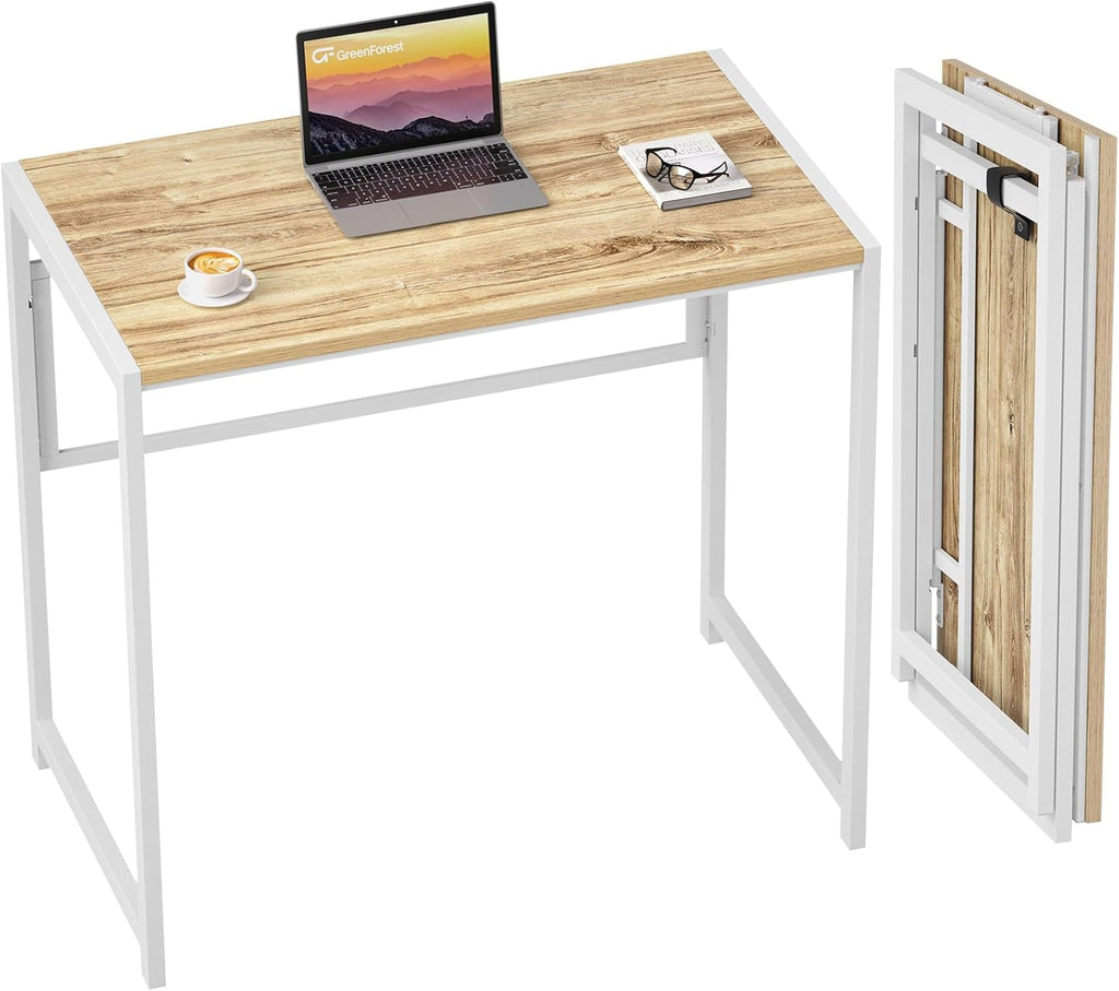 31.5 in Folding Desk with Storage Shelf J648