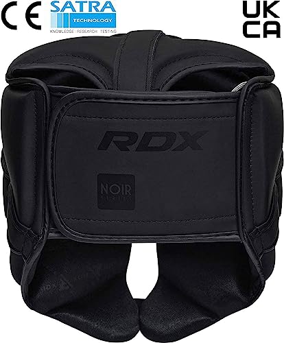 Black Maya Hide Leather Boxing Headgear I307947