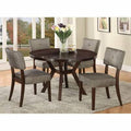Side Chair in Espresso/Gray U441