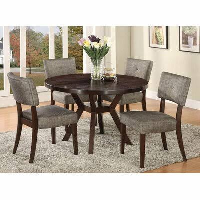 Side Chair in Espresso/Gray U441