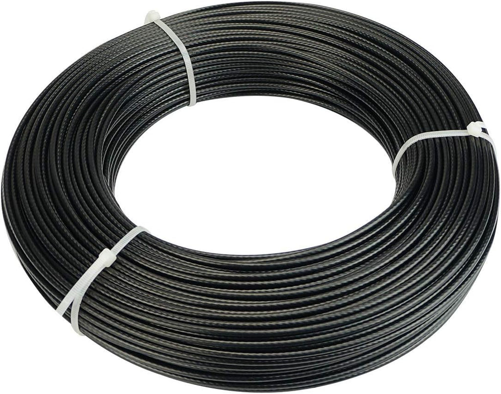 Black Vinyl Coated Stainless Steel 3/16inch Cable for Decking Railing V160