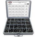 370 Pieces Hex Cap Flange Frame Bolts & Locking Flange Nuts Assortment Kit B876089