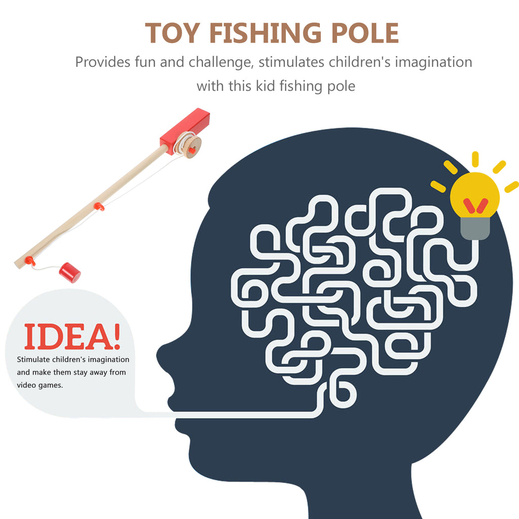 Magnetic Fishing Toy Pole Magnet Fishing Rod Kids Fishing Toy Gaming Fishing Rod R30924