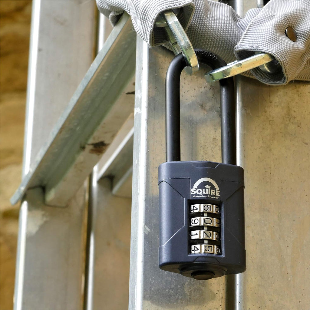 Blue 50 mm 4 Wheel Combination Padlock, Pack of 2 D178
