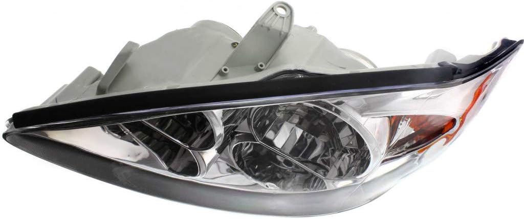 Chrome Driver Side Headlight Assembly for Toyota Camry 2002 2003 2004 Y1033