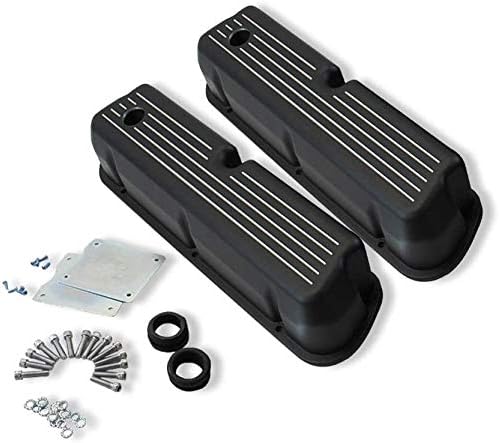 Black Aluminum Valve Covers for SBF X104600