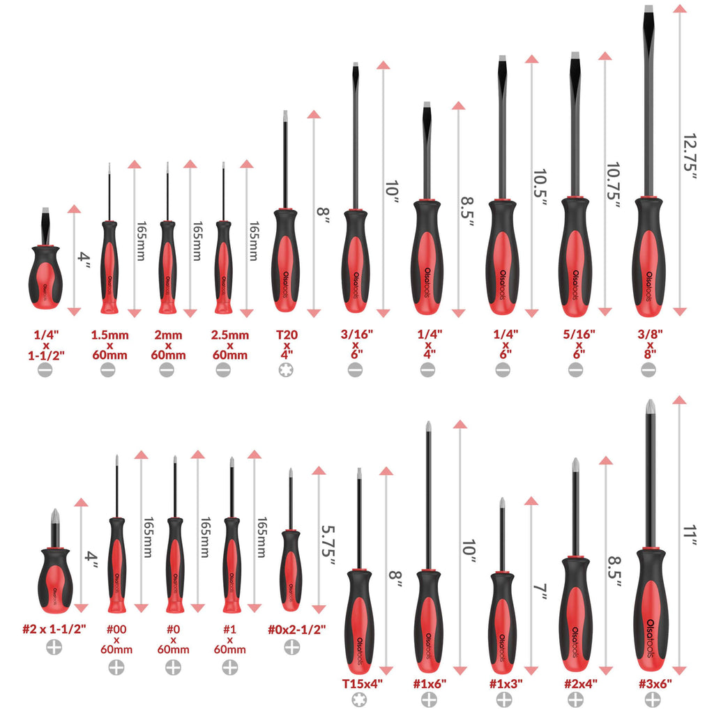 Magnetic Screwdriver Set 20 Pcs N441