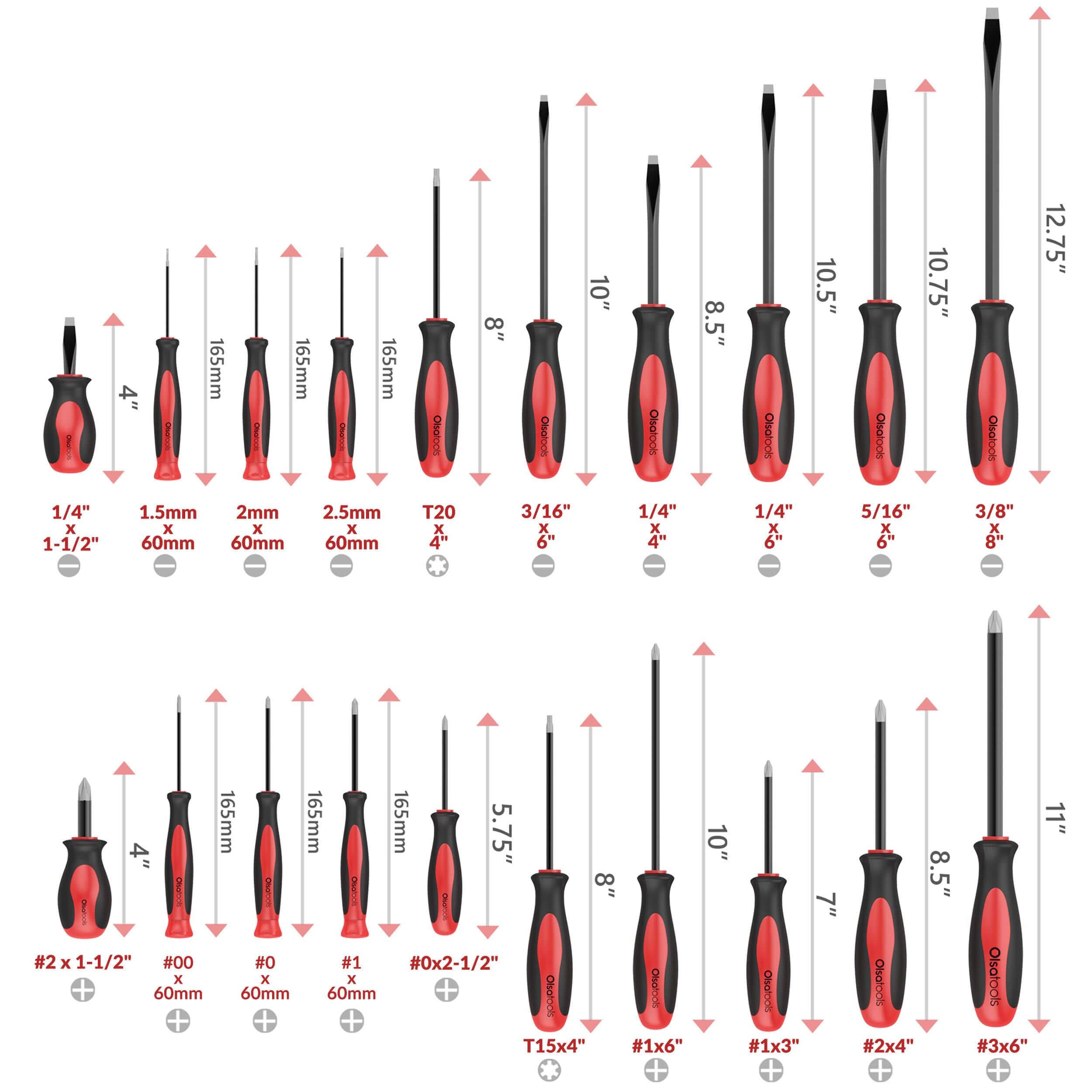 Magnetic Screwdriver Set 20 Pcs N441