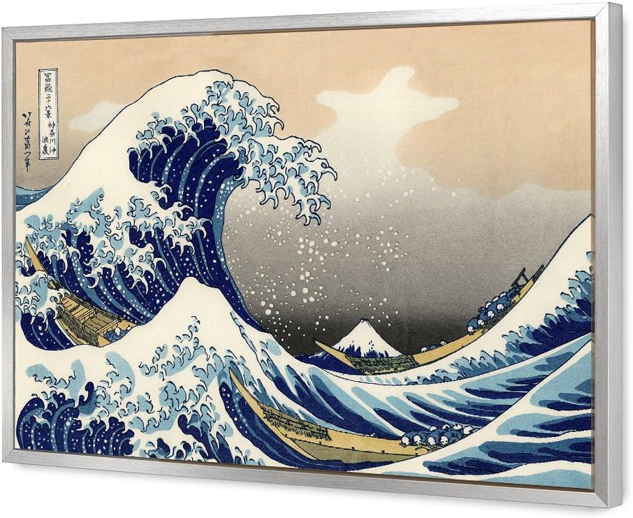 The Great Wave off Kanagawa Giclee print on canvas, 24x16 Z5435
