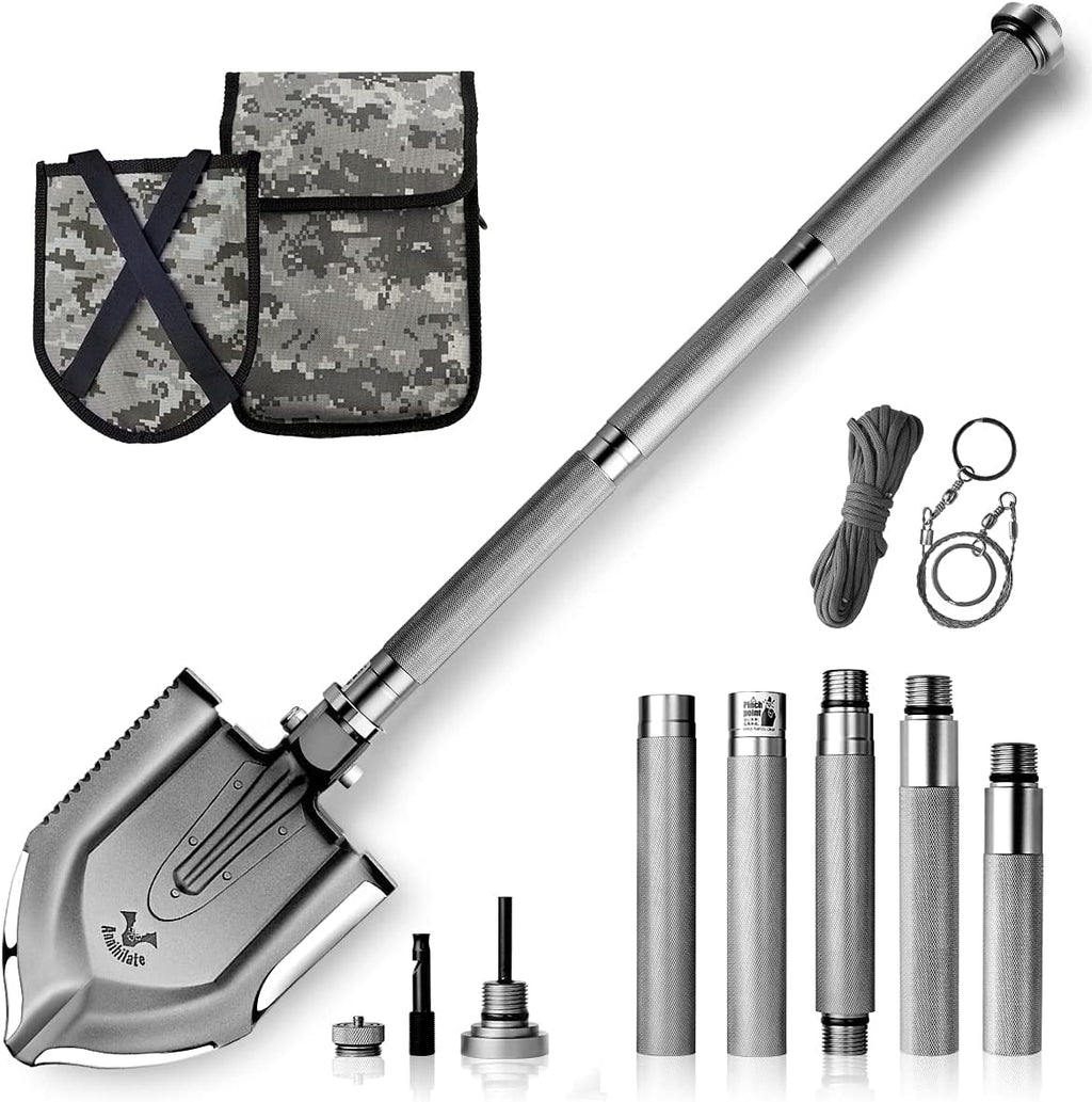24 in 1 Multifunctional Folding Camping Shovel Multi Tool L95926