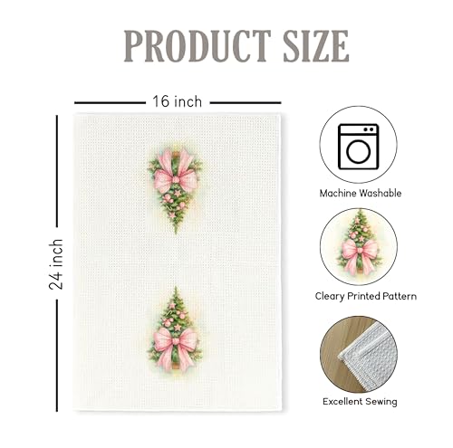 Neutral Christmas Hand Towels 16 x 24 Inch Q105634