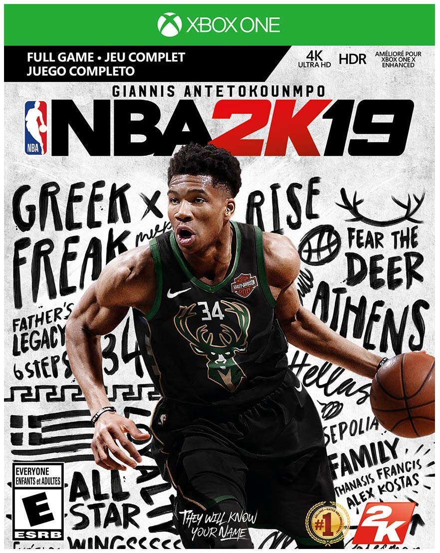 Xbox One S 1TB Console with NBA 2K19 Game and Xbox Wireless Controller E6583