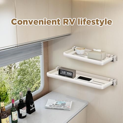 Aluminum Wall-mounted Foldable Shelf (16 inch) P43938