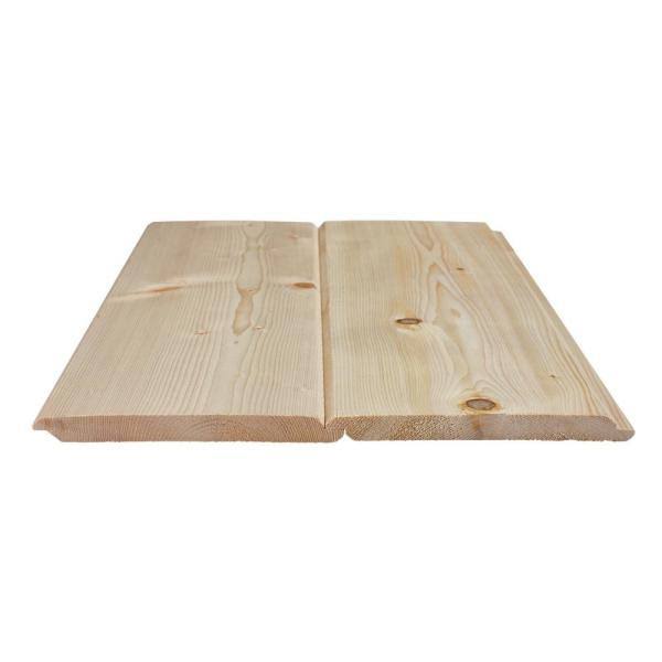 1 in. x 8 in. x 6 ft. Eased Edge Pine Shiplap Board (6-Pack) F260368