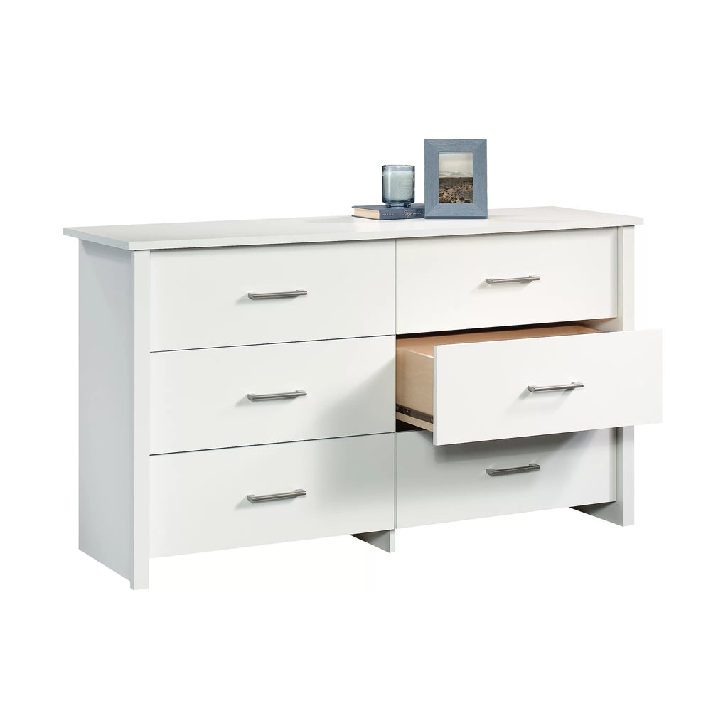 Soft White 6-Drawer Dresser Z578