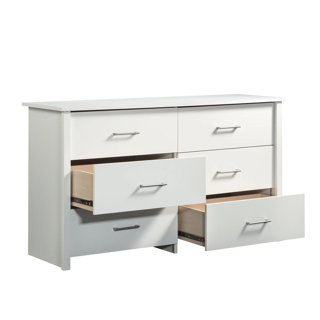 Soft White 6-Drawer Dresser Z578