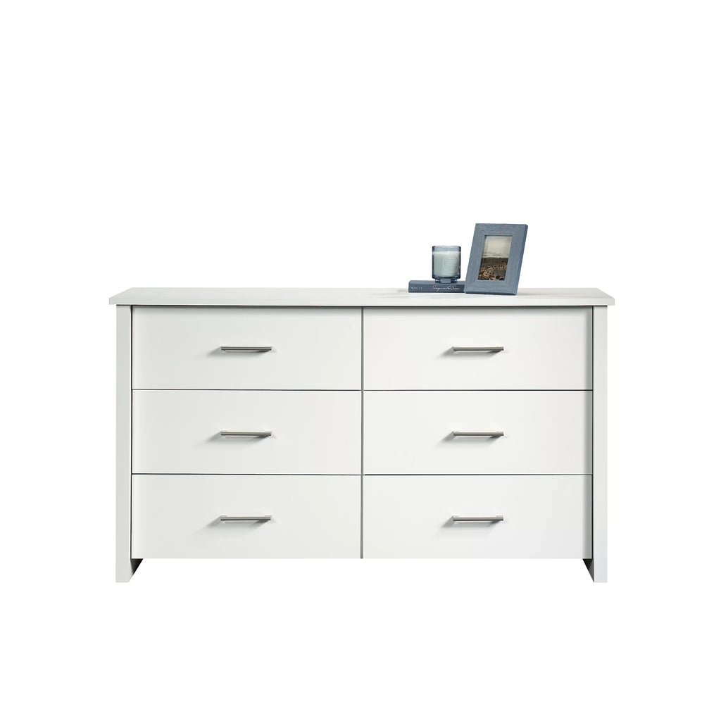 Soft White 6-Drawer Dresser Z578