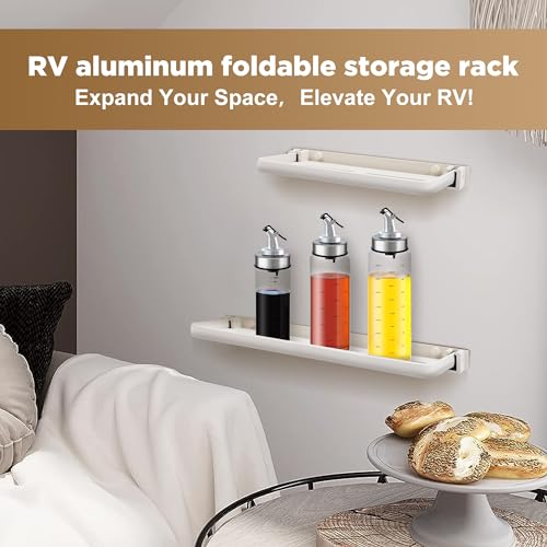 Aluminum Wall-mounted Foldable Shelf (16 inch) P43938