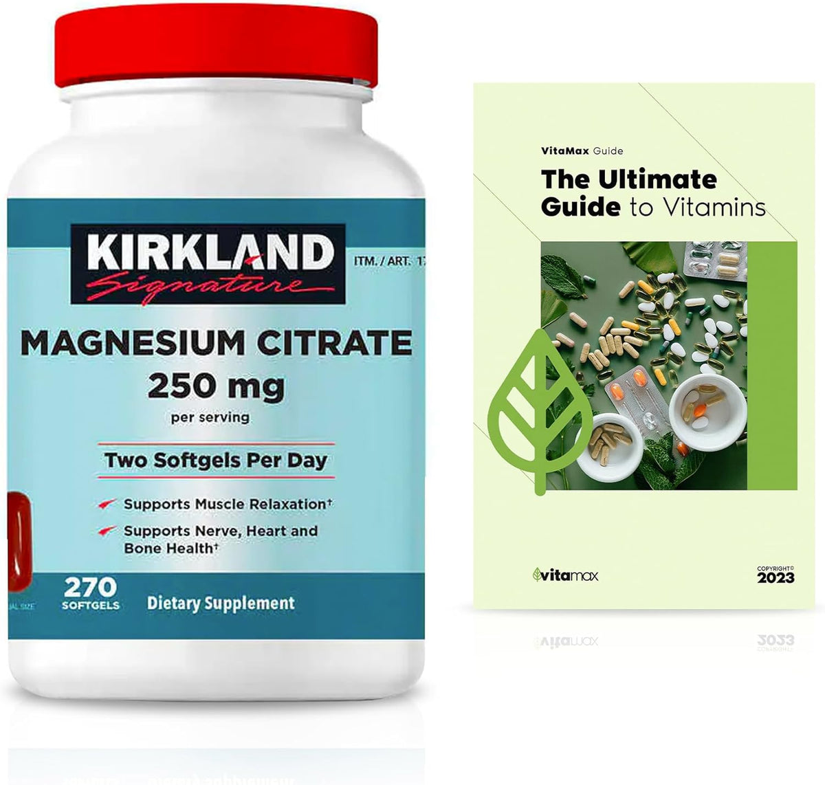 Magnesium Citrate 250mg, 270 Softgels U45625