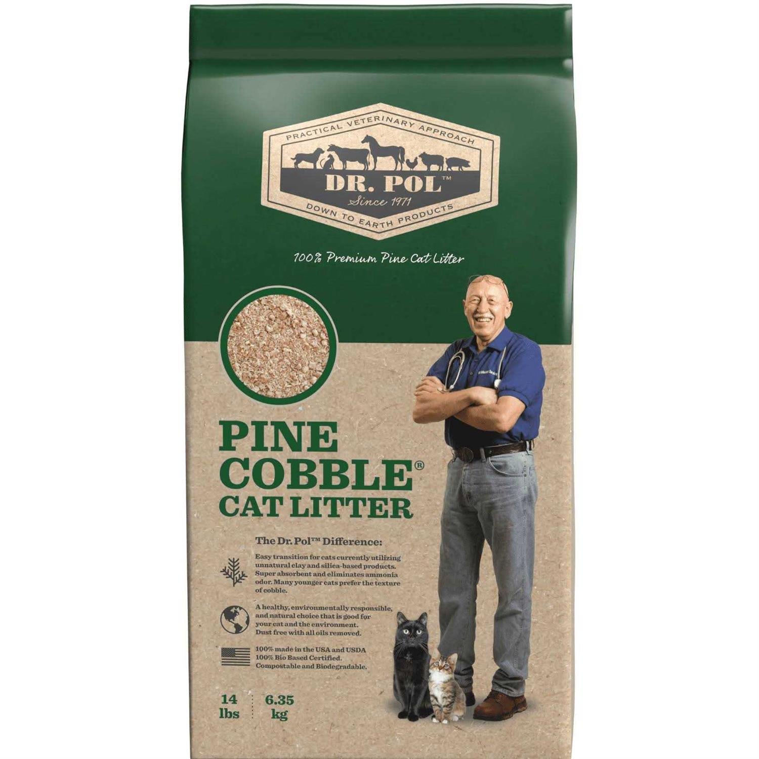 Pine Cobble Cat Litter 14lb X9141