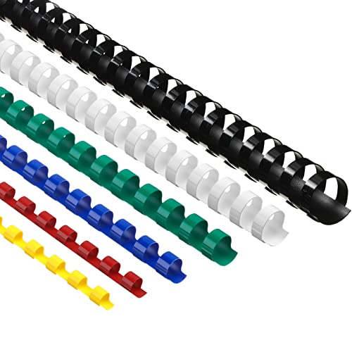 5/8 in Black Plastic Comb Binding Spines Y8987