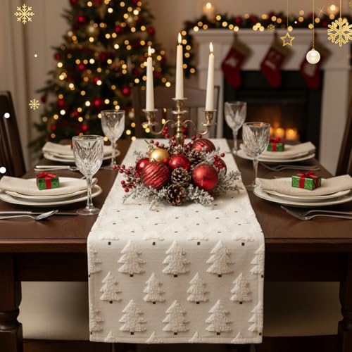 2 Pcs Beige Plush Faux Fur Table Runner 13x72 Inch E812590