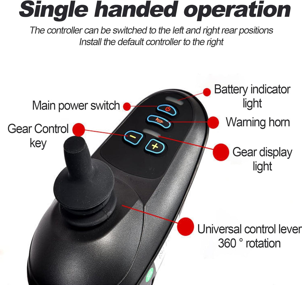 Electric Wheelchair Foldable Portable Power Chair V8292