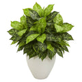 Artificial Plant in White Planter N626537
