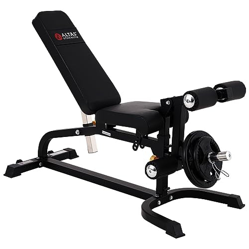 Adjustable Utility Bench with Leg Developer Preacher Curl Attachment H59091