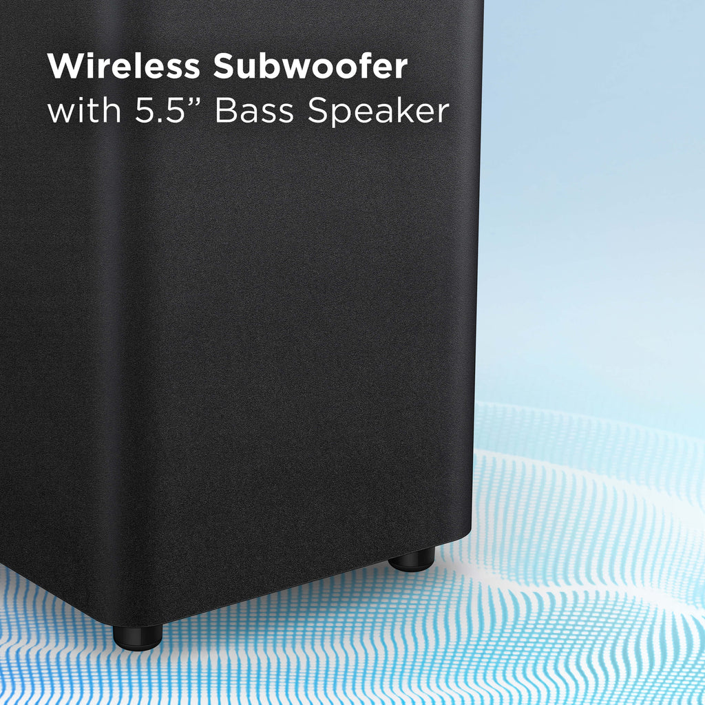2.1 Channel Sound Bar with Wireless Subwoofer W238910